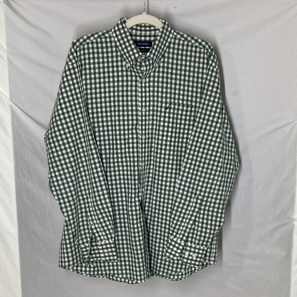 Nautica Men's Checkered Shirts - Green, Blue, Red - Picture 4 of 8